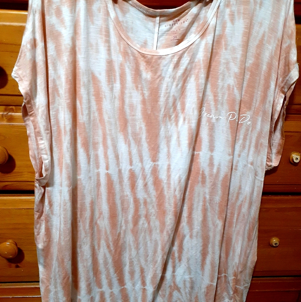 Dolman Sleeve tie dye shirt 3x